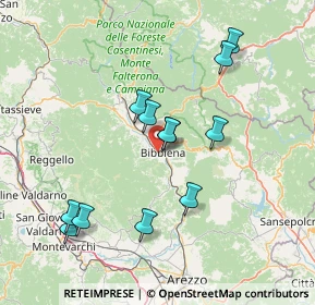Mappa Via Buonconte Da Montefeltro, 52011 Bibbiena AR, Italia (14.7225)