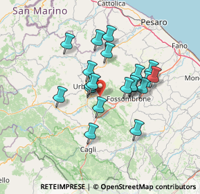 Mappa 61029 Fermignano PU, Italia (11.3965)