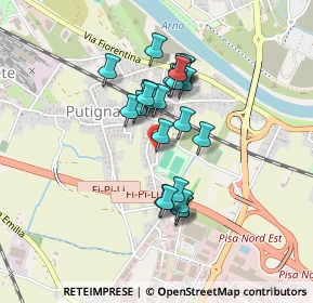 Mappa Via Innocenzo Lazzeri, 56121 Pisa PI, Italia (0.33462)