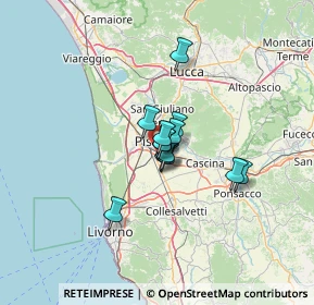 Mappa Via Innocenzo Lazzeri, 56121 Pisa PI, Italia (7.33231)