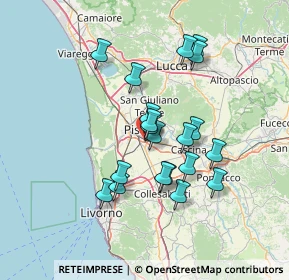 Mappa Via Innocenzo Lazzeri, 56121 Pisa PI, Italia (12.307)