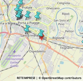 Mappa Via Innocenzo Lazzeri, 56121 Pisa PI, Italia (2.72091)