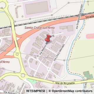 Mappa Via Chico Mendes, 4/6/8, 56024 San Miniato, Pisa (Toscana)