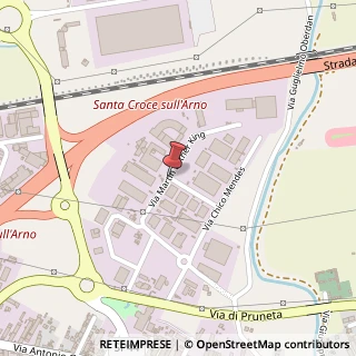 Mappa Via Martin Luther King, 14/16, 56028 San Miniato, Pisa (Toscana)