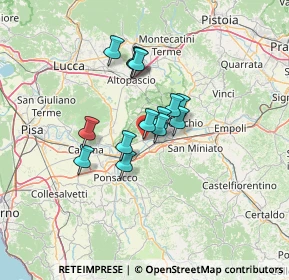 Mappa Via Leonardo Da Vinci, 56020 Santa Maria A Monte PI, Italia (9.44214)