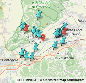 Mappa Via Leonardo Da Vinci, 56020 Santa Maria A Monte PI, Italia (3.313)