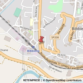 Mappa Via Umbro Casentinese 8/16, 52011 Bibbiena AR, Italia, 52011 Bibbiena, Arezzo (Toscana)