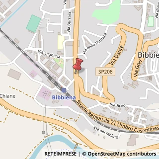 Mappa Strada Regionale Umbro Casentinese Romagnola, 46, 52011 Bibbiena, Arezzo (Toscana)