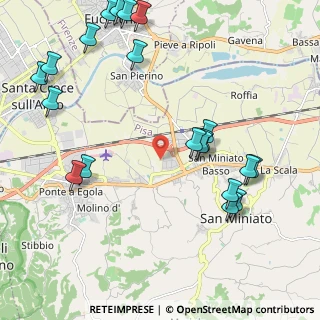 Mappa Via Cascina Lari, 56028 San Miniato PI, Italia (2.6785)