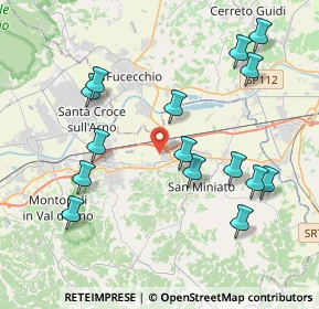 Mappa Via Cascina Lari, 56028 San Miniato PI, Italia (4.40667)
