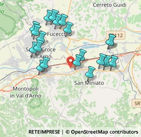 Mappa Via Cascina Lari, 56028 San Miniato PI, Italia (3.987)