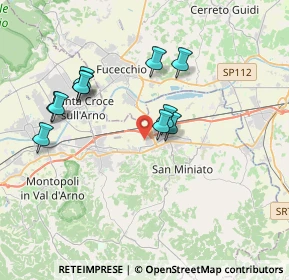 Mappa Via Cascina Lari, 56028 San Miniato PI, Italia (3.56545)