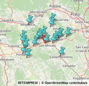 Mappa Via Cascina Lari, 56028 San Miniato PI, Italia (11.43053)