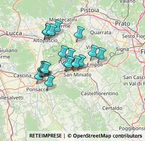 Mappa Via Cascina Lari, 56028 San Miniato PI, Italia (11.1995)