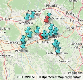 Mappa Via Cascina Lari, 56028 San Miniato PI, Italia (10.9785)