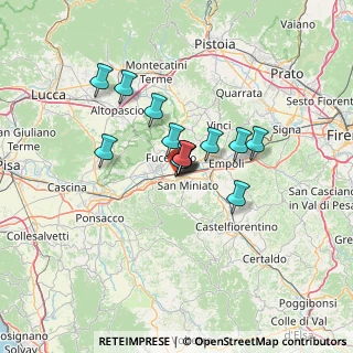Mappa Via Cascina Lari, 56028 San Miniato PI, Italia (9.18769)