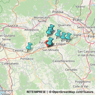 Mappa Via Cascina Lari, 56028 San Miniato PI, Italia (8.12909)