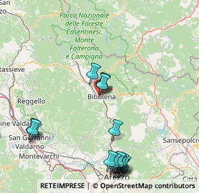 Mappa Via del Tannino, 52011 Bibbiena AR, Italia (20.5845)