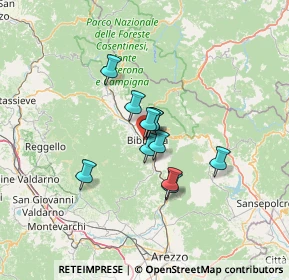 Mappa Via del Tannino, 52011 Bibbiena AR, Italia (8.71727)