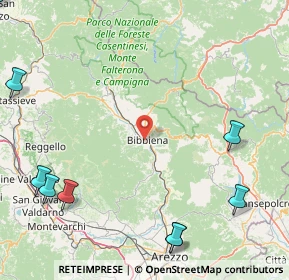 Mappa Via del Tannino, 52011 Bibbiena AR, Italia (34.34438)