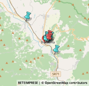 Mappa Via del Tannino, 52011 Bibbiena AR, Italia (1.11182)