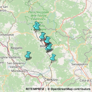 Mappa Via Guidi, 52011 Bibbiena AR, Italia (8.82167)