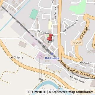 Mappa Piazza Generale Sacconi, 10, 52011 Bibbiena, Arezzo (Toscana)
