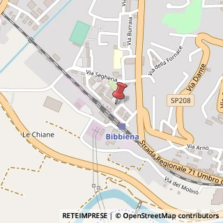 Mappa Piazza Generale Sacconi, 38, 52011 Bibbiena, Arezzo (Toscana)