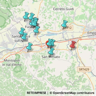 Mappa Via Luigi Pulci, 56028 San Miniato PI, Italia (3.942)