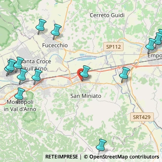 Mappa Via Luigi Pulci, 56028 San Miniato PI, Italia (6.68071)
