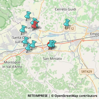 Mappa Via Luigi Pulci, 56028 San Miniato PI, Italia (3.91636)