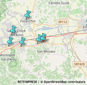 Mappa Via Luigi Pulci, 56028 San Miniato PI, Italia (6.22)