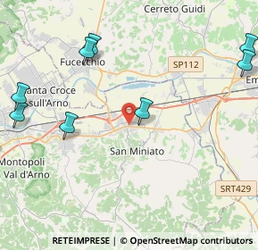 Mappa Via Luigi Pulci, 56028 San Miniato PI, Italia (6.42)