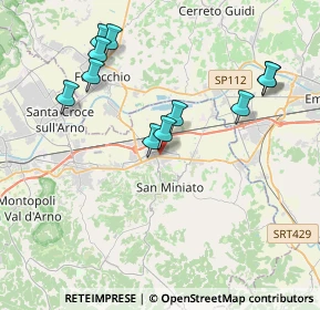 Mappa Via Luigi Pulci, 56028 San Miniato PI, Italia (4.04091)
