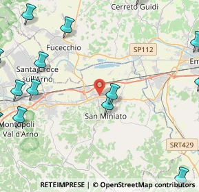 Mappa Via Luigi Pulci, 56028 San Miniato PI, Italia (7.24895)