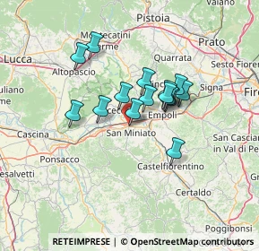 Mappa Via Luigi Pulci, 56028 San Miniato PI, Italia (10.21467)