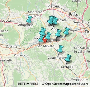Mappa Via Luigi Pulci, 56028 San Miniato PI, Italia (11.35167)