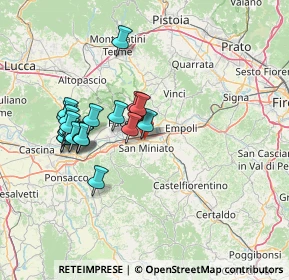 Mappa Via Luigi Pulci, 56028 San Miniato PI, Italia (13.899)