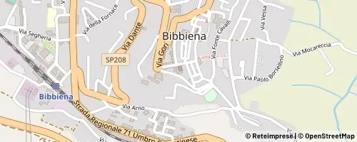 Mappa Bibbiena
