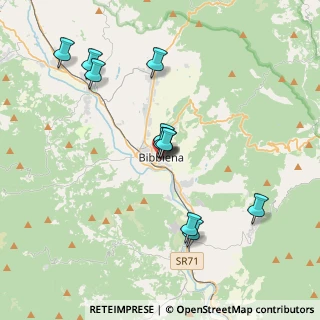 Mappa Via 28 agosto, 52011 Bibbiena AR, Italia (3.64636)