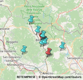 Mappa Via 28 agosto, 52011 Bibbiena AR, Italia (8.69)
