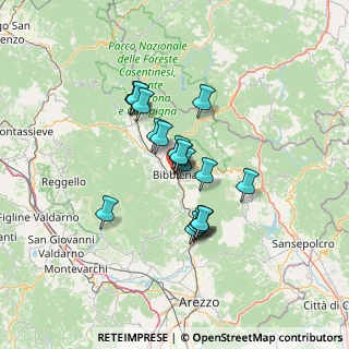 Mappa Via 28 agosto, 52011 Bibbiena AR, Italia (10.22158)