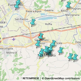 Mappa Via Giovanni Boccaccio, 56028 San Miniato PI, Italia (2.615)