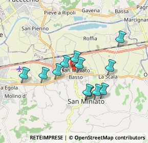 Mappa Via Giovanni Boccaccio, 56028 San Miniato PI, Italia (1.56917)