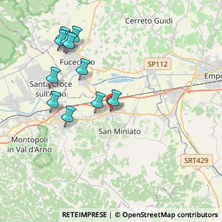 Mappa Via Giovanni Boccaccio, 56028 San Miniato PI, Italia (4.46273)