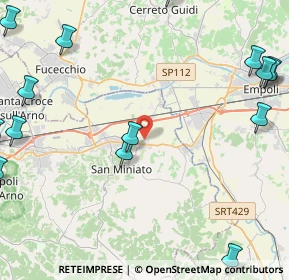 Mappa Via Antonio Genovesi, 56028 San Miniato PI, Italia (6.78267)