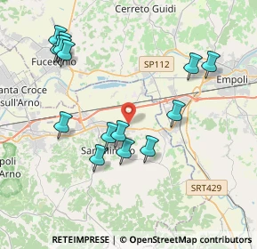 Mappa Via Antonio Genovesi, 56028 San Miniato PI, Italia (4.27857)