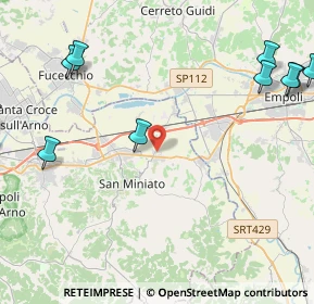 Mappa Via Antonio Genovesi, 56028 San Miniato PI, Italia (6.52)