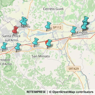 Mappa Via Antonio Genovesi, 56028 San Miniato PI, Italia (6.16063)