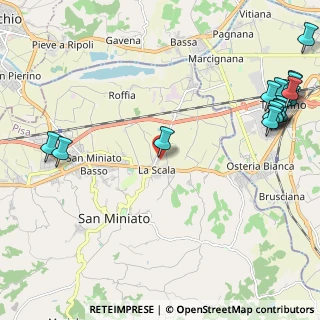 Mappa Via Antonio Genovesi, 56028 San Miniato PI, Italia (3.24706)